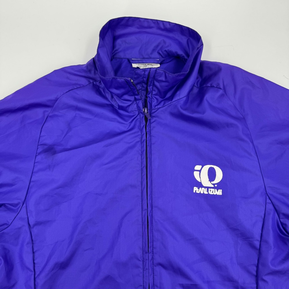 Pearl Izumi Purple Lightweight Full Zip Jacket Technical Wear Size 10 - Picture 2 of 7